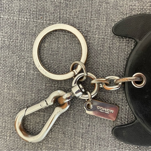 COACH Frisky Emoji Smiling Devil Bag Charm Keychain - Picture 6 of 9